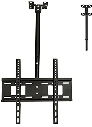 WQPMNYG Supporto TV, Supporto da Parete per TV, Supporto da soffitto per TV, Girevole a 360° e inclinabile, Adatto alla Maggior Parte dei televisori LCD a Schermo Piatto e curvi da 32-55 Pollici, 1