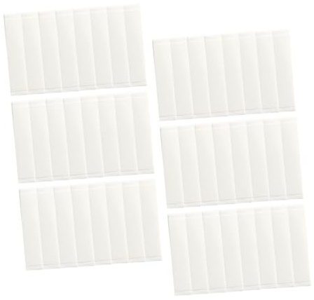 AKOOSY Ruban Adhésif Double Face Confortable Peau pour Vêtements, Anti Glisse Bretelles, Pet Blanc, 216 Pièces pour Décolleté et Robe | Bande Adhésive Corps Antidérapante, Protège Col Bas et Robe, Lot de 6 Sachets