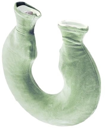 Borsa 'Acqua Calda Riscaldatore Invernale a Forma di U | Borsa 'Acqua Calda Per Il Collo Con Copertura In Pile Per Donne E Uomini Per Impacco Freddo Per Mano E Spalla E Per