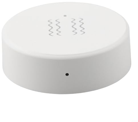 Pumixiy Sensor de detección de vibración para sistema de seguridad 3.0 para el hogar con alarma de inclinación y sensibilidad ajustable