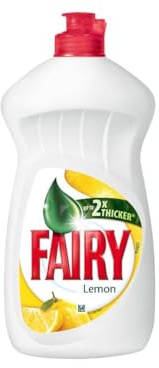 Fairy Detersivo Liquido per Piatti, Formula fino a 2x più Densa, Profumo al Limone 450 ml