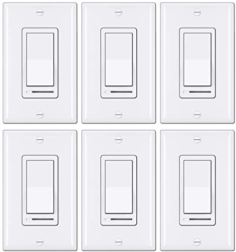 Interruttore elettrico Bestten 2_DIMMER LIGHT SWITCH 3-WAY 6PK