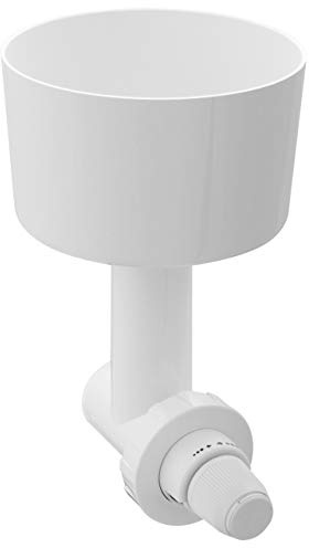 Messerschmidt Getreidemühlen 58513 Getreide-Mühle für Kitchen-Aid Set mit Auslauf-Schütte Weiß Bewährtes Zubehör
