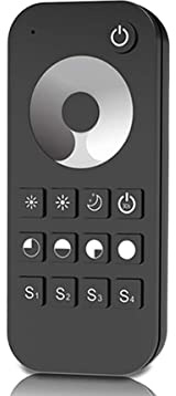 2,4 GHz RF Fjärrkontroll, Dimmer med Touch Dimmer, Slim och Magnetisk, Kompatibel med Skydance Strömförsörjning (1 Zon)