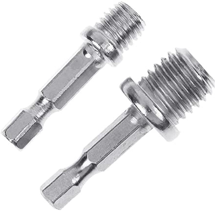 2Pcs/set Hexagonal Drill Adapter M10+M14 Wood Splitting Tools Electric Wrench Adapt Your Power Drill To High Torque power drill sockets adapter setsdrill chuck hex shank converter drill chuck hex Hex