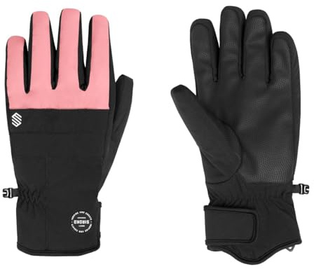 SIROKO - Guantes de Nieve Voss Pink - M - Negro/Rosa Chicle