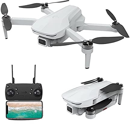 Drone with 4K Camera Adult RC Quadcopter with 5G FPV Real-Time Video Suitable for Beginners 1 Batteries And Carrying Case to Go Home Automatically Follow Me waypoint Flying Headless MOD