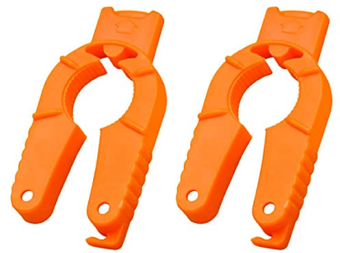 IUDWCG 2 Pcs Abrebotellas multifuncional y divertido, abrebotellas de plástico 4 en 1, abrelatas fácil, abretapas de rosca, adecuado para personas mayores, manos débiles, artritis