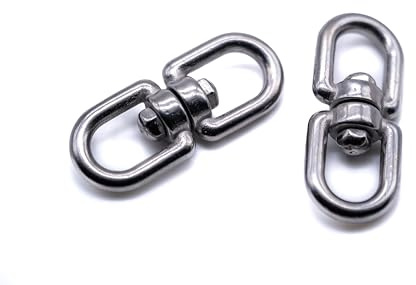 2pcs Stainless steel swivel eye 5mm marine grade 316 A4 SS