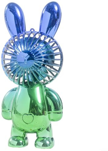 Hasaller Mini ventilateur portable USB avec batterie rechargeable - Petit ventilateur électrique de poche pour filles, enfants, extérieur, , bureau (bleu)