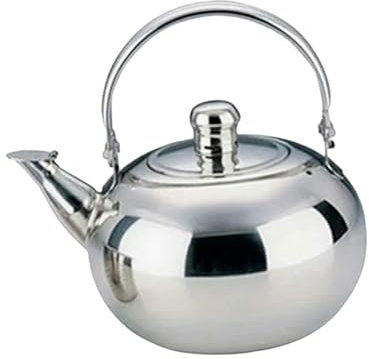 F Fityle Bollitore per Il tè Bollitore in Acciaio Inossidabile Pentola per Cucinare Bollitore per Acqua Teiera con Filtro Bollitore per Piano Cottura da Cucina, 1 litro