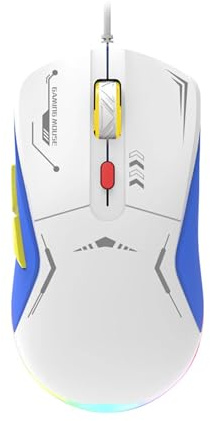 Lerpwige Souris de jeu filaire rétroéclairée à LED ergonomique 3200 DPI boutons programmables pour PC Gamers Accessoires