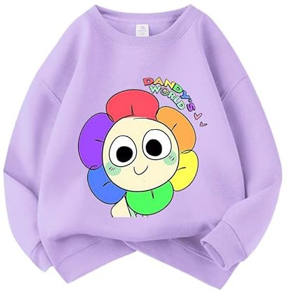 Zhongkaihua Dandy's World huvtröja kläder unisex 3D-tryckta kläder Dandy's World Merch pullover sweatshirt rund hals långärmad casual sport