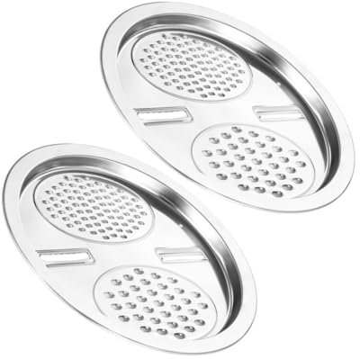 Rallador Multiusos de Acero Inoxidable Plata 2piezas para Cocina