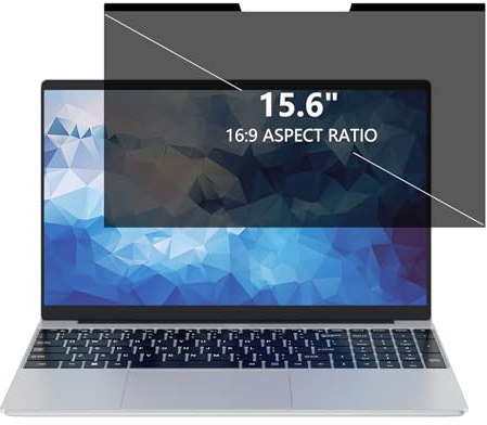Koelaa Magnetico Privacy Filtro per 15.6 Laptop, Protezione per Schermo Privacy Anti Luce Blu/Antiriflesso/Anti UV, per Laptop, Pellicola Protettiva Rimovibile-15.6 (16:9)