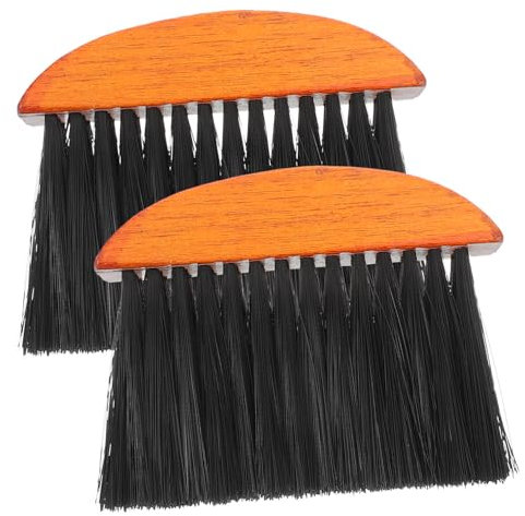 BESPORTBLE Lot de 2 Brosses de Nettoyage pour Cheminée, Balai à Main Multifonction pour Poêle et Foyer, Poils Souples, Poignée Ergonomique Antidérapante, Accessoire Pratique pour Entretien