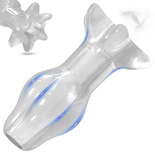BDSMJOY Plug Anal Hueco,Dilatador Plug Anales,Base estable hexagonal,Anal Juguetes Eróticos para Pareja Sexuales,Juguetes anales gay (S)