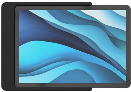 Cleverstation Slide-In Tablet Wandhalterung für Apple iPad Pro 12,9 Zoll (3/4 Gen, 2018-2020) - Schwarz