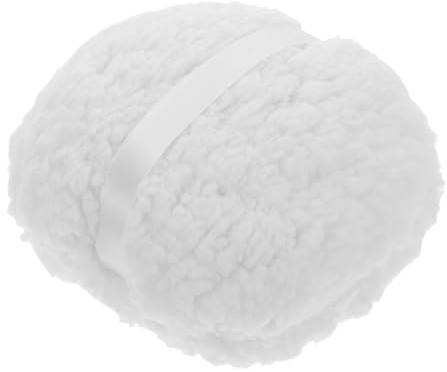 Borla De Polvo Extragrande, Borla Grande Y Esponjosa Para El Cuerpo, Aplicador De Polvos Sueltos Suaves, Lavable Y Reutilizable Para Mujeres Y Hombres, 6 Pulgadas