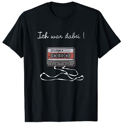 Oldschool Retro Style Design Tape Kassette Vintage Mixtape T-Shirt