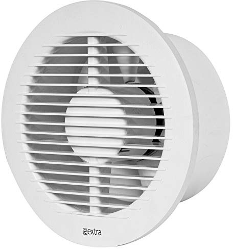 Armar Trading LTD Silent Round Bathroom Extractor Fan 150mm / 6 with Timer and Ball Bearing