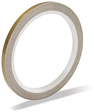 Modulor Metallic-Klebeband, glänzend, 5 mm x 10 m, Gold | Glänzendes Metallic-Klebeband aus Orafol Farbklebefolie 651; gut geeignet für dekorative Zwecke im Laden- und Messebau