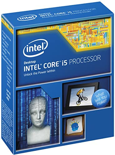 Intel Core i5 4670K CPU (3.4GHz, 4 Core, 4 Threads, 6MB Cache, LGA12C Socket, Box) (Renewed)