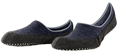 FALKE unisex - vuxen Toffelsocka Cosyshoe Invisible M Hp ull grepp på sula 1 par, Blå Dark Blue 6681, 41-42