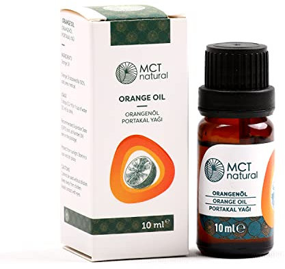 MCT natural® Orangenöl 10ml [100% NATURREIN] - ätherisches Öl für FRISCHE VITALITÄT - Raumduft für Aromatherapie & Diffusor - Aroma Öl (für Entspannung)