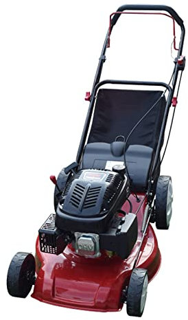 Cortacésped eléctrico Cortacéspedes rotativos Gasolina 20 Pulgadas césped Mano Empuje Weeder hogar jardín máquina de césped jardín Plegable de Alta Potencia (18 Pulgadas)