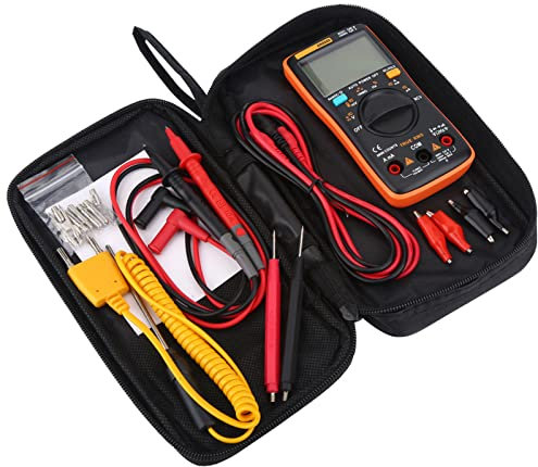 Multímetro An8008 An8008 23 × 12 × 5 An8009 Multímetro Digital Rango Automático Valores Eficaces Verdaderos Voltaje Ac Dc Medidor Electrónico