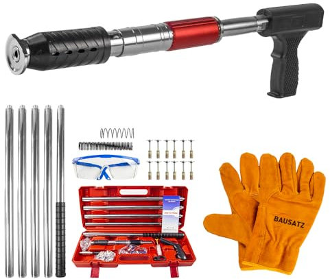 BAUSATZ Beton Nagelpistole Zement Nagelpistole Ramset Beton Nagelpistole Akku Dach Nagelpistole Luft Nagelpistole Akku Nagelpistole Manuelle Stahl Nägel Pistole Werkzeuge Mit 20 Nagelpistole Nägel Rot