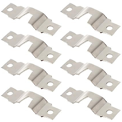Interlock Hanging Buckle,Wandhalterungen, 50-teiliges Bilderrahmen-Aufhänger-Set, Doppelloch-Fotorahmen-Aufhängehaken, Halter