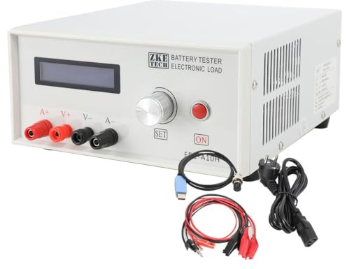 CDZHLTG EBC-A10H Batterietester Akkutester Batterieprüfergerät mit mit Lade- und Entladefunktion Lithium/Blei-Säure Batterie Kapazität Tester 5A Ladung 10A Entladung 150W