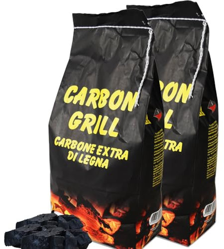 Maury's Carbone Extra Strong di Legna Confezione da 6 kg per Grigliate Perfette e Cotture Uniformi (6 Kg)