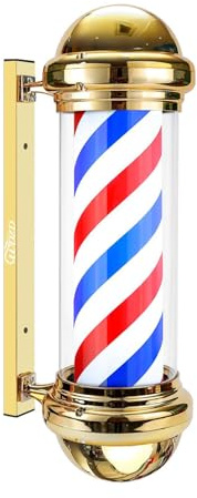 WDZD 73 cm Dorado Poste Barbero Barber Pole
