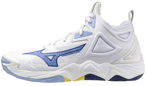Mizuno Wave Momentum 3 Mid V1GA231797, Unisex Volleyball Shoes, White, 44,5 EU