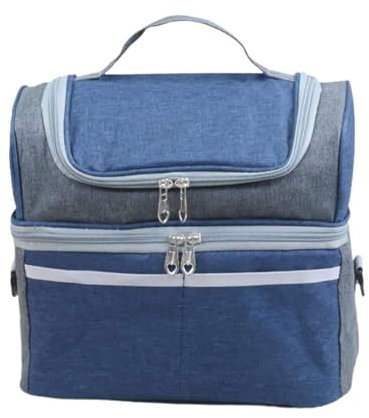Lunaobrik Kühlertasche, Mittagessenkühler - Lunchbühne mit großer Kapazität für die Arbeit | Tragbarer Outdoor -Picknick -Lebensmittelbehälter, isolierte Lunchbox für Männer, Frauen