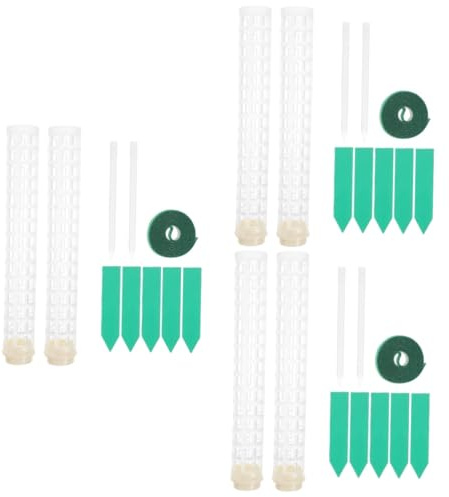 Toddmomy 3 Set Stand Muschio Gambi di Muschio per Le Piante da Arrampicata palo di Muschio per Monstera Supporto delle Piante da palo di Muschio Monstera plastica Bianca