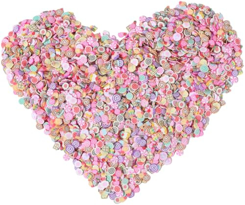SUNNYCLUE 8000Pcs Cake Cabochons Food Polymer Clay Slices Colorful Soft Sweet Foods Dessert Sprinkles Miniature Flatback Charms Decoration Fillers for DIY Crafts Cellphone Case Nail Art Accessories
