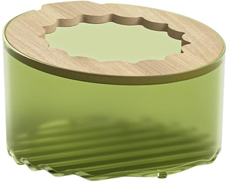 Small Animal Bathing Box - Hamster toalett och sandbad, frostat transparent dubbelfunktionsbricka, mysig rengöringsplats för gerbils, chipmunks, hamstrar och mini gnagare | Burhygien inomhus husdjur a