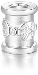 FANCIME x Harry Potter Kollaboration - Slytherin's Medaillon Bead Charm, Sterling Silber Schmuckgeschenke für Damen Mädchen