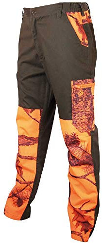 Treeland - Pantalon renforcé Maquisard Orange Camouflage T582 (48)
