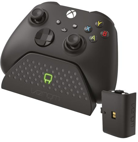 Venom Dock Di Ricarica con Batteria Ricaricabile - Nero (Xbox Series X e S/ Xbox One) - Bundle