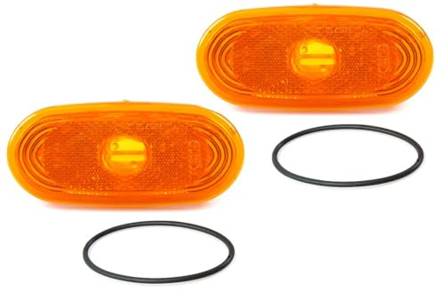 ROBUST 2 Pcs Side Amber Marker Lens Lamp for Mercedes Sprinter 0038202956 2E0945061C 2006-2017