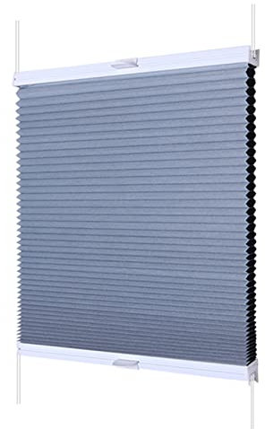 DLLY Wabenplissee Raumverdunkelung, 25/45/75/95/115cm Herunterziehbare Waben-plissee, Plissee Rollo Jalousie, Lichtfilterung Wabenplissee Für Fenster/dachfenster,Blue-105x150cm/41.3 * 59in