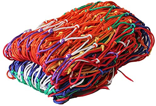 HAPPLiGNLY Kletterseil Spielplatzzubehör for Kinder, extra Starkes Gartenschutznetz, Spielplatz-Sicherheitsnetz im Freien, Deckendekoration, Frachtnetz, Seilnetz (Size : 4x7M(13X23FT))