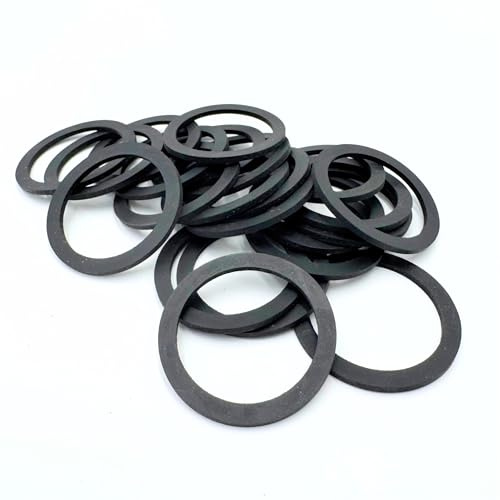 KKMSEALS Flachdichtung Gummi EPDM 3/4 - Dichtungsringe Set von 5 Stk. | Flachdichtungen Set Effektive Isolierung - Dichtungsset - Flachdichtung Set (24x18x2mm)