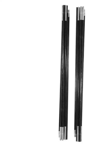 OZLCUA Sonnensegel Mast 2 Teile/Satz Zeltstange 4 Meter Camping Zeltstange 7 mm Zelt Stützstange Stange Outdoor Camping Baldachin Markisenrahmen Zubehör Zelt-Campingstange