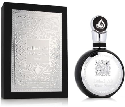 Lattafa Fakhar Negro for Men Black 100ML, Perfume Árabe para Hombre de Larga Duración, Eau da Parfum Importado desde Dubái, Incluye Atomizador Recargable 5ML (Black)